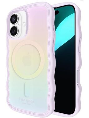 kate spade Lavender Gradient Protective wave iPhone 16 Case